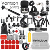 Kit Completo de Acessórios de GO PRO HERO Com Maleta