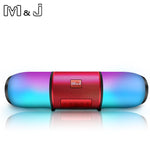 Caixinha de Som M&J LED Bluetooth