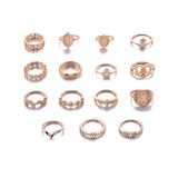 15 Peças De Anéis - Anéis Femininos