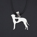 Hapiship 2017 New Women/Men's Jewelry Stainless Steel Little Cute Cat /Dog  lover 3.7cmX2.0cm Pendant Short 17" Necklace  SS-Cat