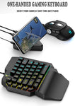 Mine Teclado T15 Wired Gamer Keypad with LED