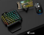 Mine Teclado T15 Wired Gamer Keypad with LED
